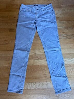 Prana Light Gray Straight Leg Jeans